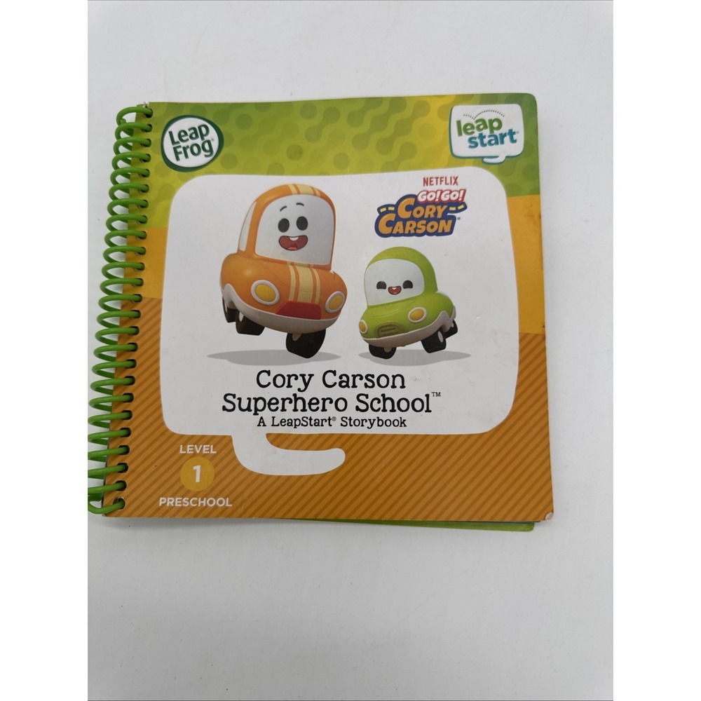 LeapFrog Leap Start Preschool book — CORY CARSON SUPERHERO SCHOOL Storybook